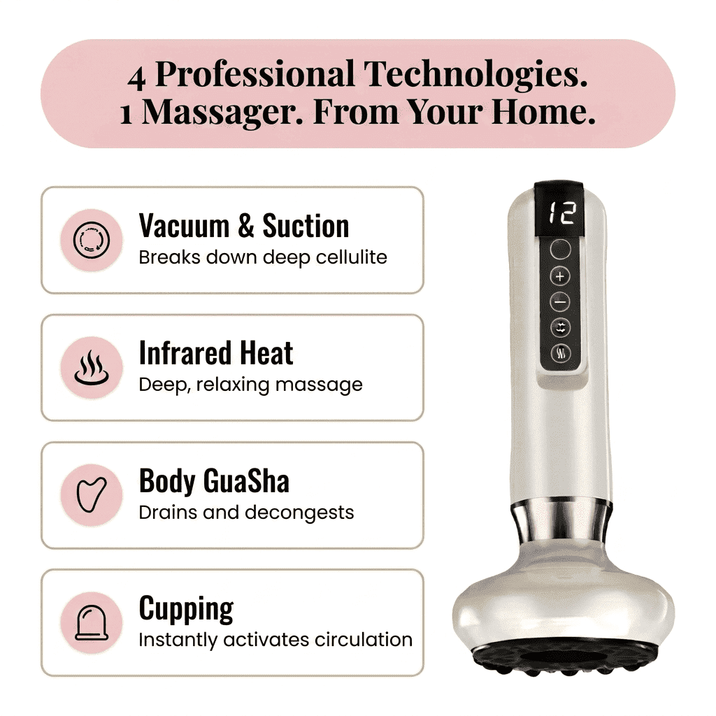 Velura™ | Drainage Massager for Firm and Light Legs