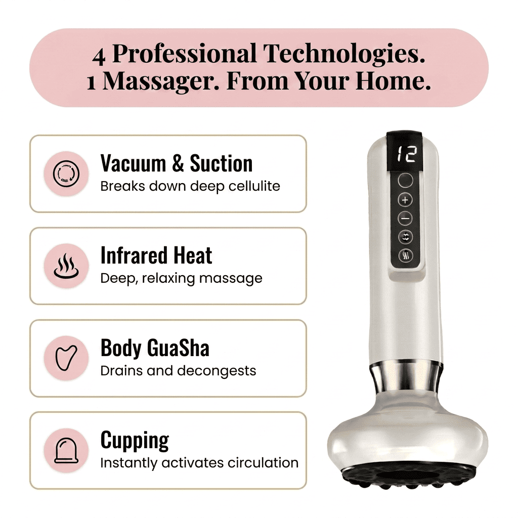 Velura™ | Drainage Massager for Firm and Light Legs