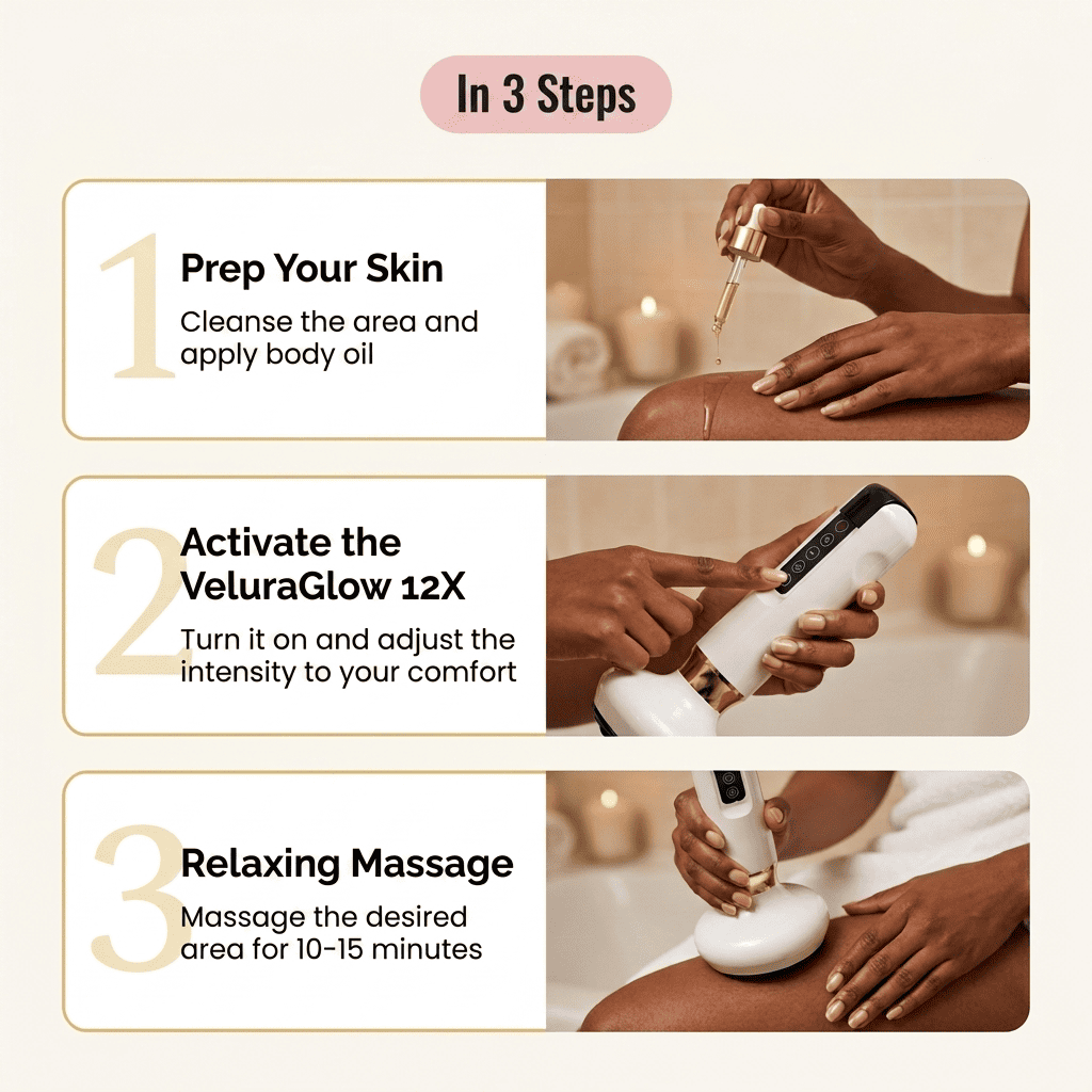 Velura™ | Drainage Massager for Firm and Light Legs